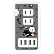 キャラクターグッズ SANG-69XO サンリオキャラクターズ USBポート付きACタップ バッドばつ丸