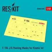 RSKM48-0005 1/48 塗装マスクシール F-104J/G （キネティック用） [プラモデル用品]