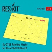 RSKM48-0008 1/48 塗装マスクシール Su-27UB （グレートウォール用） [プラモデル用品]