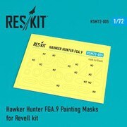 RSKM72-0005 1/72 塗装マスクシール ホーカー ハンター FGA.9 （レベル用） [プラモデル用品]