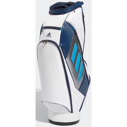 adidas ゴルフバッグ ホワイト ネイビー adidas ゴルフバッグ キャディバッグホワイトネイビー - メルカリ