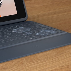 ロジクール　Rugged Combo3　 iPad用キーボード一体型ケース　青