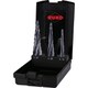 RUKO スパイラルステップドリル 3本セット ハイス ルナテックコーティング 101087PRO