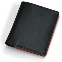 my wallit VB Slim 二つ折り wallet ブラックオレンジ MY1174151