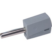 215-811-PK [WAGO バナナプラグ グレー 4個入]