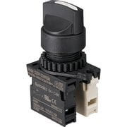 25S-902-1A1B-W [TRUSCO セレクタスイッチ Φ25 90°2ノッチ 1a-1b 白]
