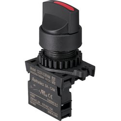 25S-902-1A-R [TRUSCO セレクタスイッチ Φ25 90°2ノッチ 1a 赤]