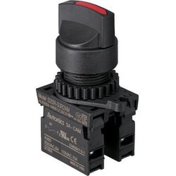 25S-902-2A-R [TRUSCO セレクタスイッチ Φ25 90°2ノッチ 2a 赤]