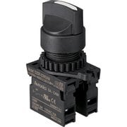 25S-902-2A-W [TRUSCO セレクタスイッチ Φ25 90°2ノッチ 2a 白]