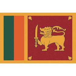 406347 [東京製旗 卓上旗（16×24cm）スリランカ]