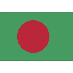 406615 [東京製旗 卓上旗（16×24cm）バングラディシュ]