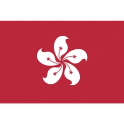 406685 [東京製旗 卓上旗（16×24cm）香港]