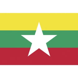 406724 [東京製旗 卓上旗（16×24cm）ミャンマ-]