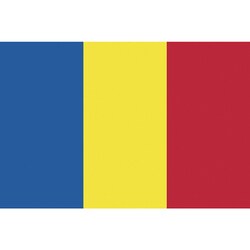 406852 [東京製旗 卓上旗（16×24cm）ルーマニア]