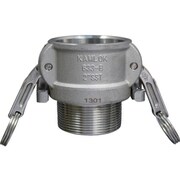 トヨックス 633-BBL カムロック ツインロックタイプカプラー オネジ ステンレス 1-1/4インチ SST 633-BBL-1-1/4-SST