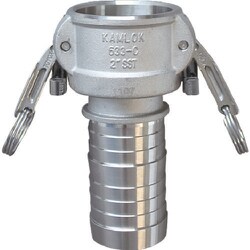 トヨックス 633-CL カムロック ツインロックタイプカプラー ホースシャンク ステンレス 2インチ SST 633-CL-2-SST