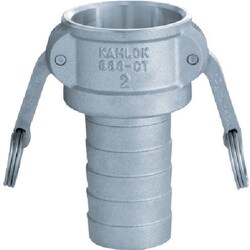 トヨックス 633-CT カムロックカプラー ホースシャンク（細め） アルミ 1-1/2インチ AL 633-CT-1-1/2-AL