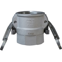 トヨックス 633-DBL カムロック ツインロックタイプカプラー メネジ ステンレス 3/4インチ SST 633-DBL-3/4-SST