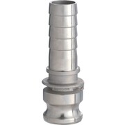 トヨックス 633-ET カムロックアダプター ホースシャンク（細め） ステンレス 1-1/4インチ SST 633-ET-1-1/4-SST