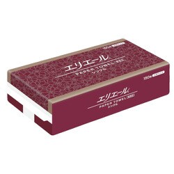 エリエール ペーパータオル 無漂白シングル150枚（大判） 703319
