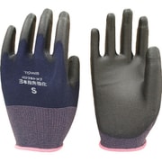 859-S [トワロン ウレタン背抜き手袋 パワフルトップ3本指先強化 S]