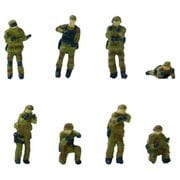 319191 1/150 塗装済フィギュア ザ・人間132 サバゲーの人々（チームA） [鉄道模型用レイアウト用品]