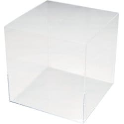 TRUSCO 5面アクリルディスプレイボックス 正方形 100×100×100 ACB-101010