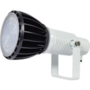 ATL-E100J-SW-50K [日動 エコビックLED投光器100W 常設用 スポット アース付 電線2m 本体白、電球黒]