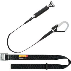 B1SMFR-AL1BK [タジマ 胴ベルト スチール M 黒 平ロープ A環L1セット]
