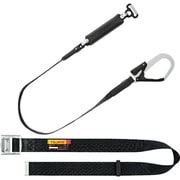 B1SMFR-AL1BK [タジマ 胴ベルト スチール M 黒 平ロープ A環L1セット]