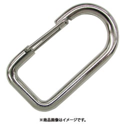 B-2741 [水本 ステンレス O型フック（ベルト用） 線径5mm 長さ41mm （1袋入）]