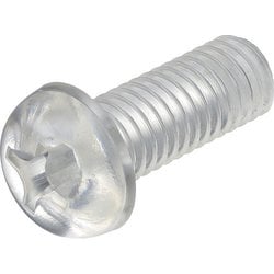 BPC-PHM3X10 [TRUSCO ポリカーボネート 十字穴付ナベ小ネジ M3X10 50本入]