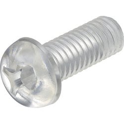 BPC-PHM3X15 [TRUSCO ポリカーボネート 十字穴付ナベ小ネジ M3X15 50本入]
