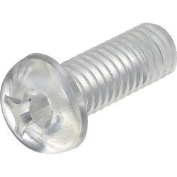 TRUSCO ポリカーボネート 十字穴付ナベ小ネジ M3X8 50本入 BPC-PHM3X8