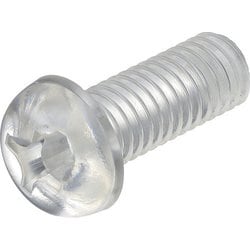 BPC-PHM5X15 [TRUSCO ポリカーボネート 十字穴付ナベ小ネジ M5X15 50本入]