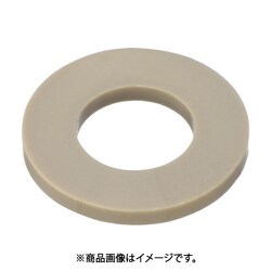 TRUSCO ポリフェニレンサルファイド ワッシャー M3用 50個入 BPPS-NTM3-3.2-70.5