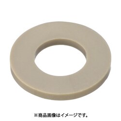 TRUSCO ポリフェニレンサルファイド ワッシャー M4用 50個入 BPPS-NTM4-4.3-9-0.8