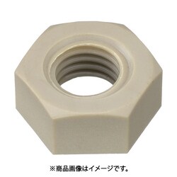 TRUSCO ポリフェニレンサルファイド 六角ナット M6 50個入 BPPS-NTM6