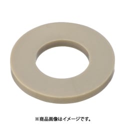 TRUSCO ポリフェニレンサルファイド ワッシャー M6用 50個入 BPPS-NTM6-6.4-12.5-1.6