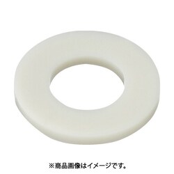 TRUSCO ガラス繊維強化ポリアミドMXD6 RENY ワッシャー M3用 50個入 BRENY-WM3-3.2-7-0.5