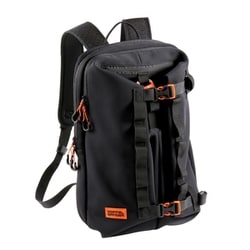 バイク用モトバックパック メットイン（バイク用クロロプレン素材バックパック） 容量28L ヘルメット収納可能 コンプレッションバックル付属 ブラック DBT608-BK