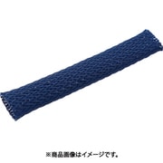 BTC-12-B [TRUSCO カラー編組チューブ 自然折径13mm 長さ10m 1巻 青]