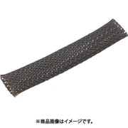 BTC-12-GY [TRUSCO カラー編組チューブ 自然折径13mm 長さ10m 1巻 灰]