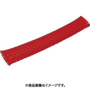 BTC-12-R [TRUSCO カラー編組チューブ 自然折径13mm 長さ10m 1巻 赤]