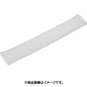 BTC-12-TM [TRUSCO カラー編組チューブ 自然折径13mm 長さ10m 1巻 透明]