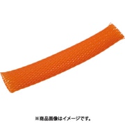 BTC-19-OR [TRUSCO カラー編組チューブ 自然折径22mm 長さ10m 1巻 橙]