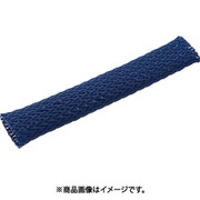 BTC-25-B [TRUSCO カラー編組チューブ 自然折径28mm 長さ10m 1巻 青]