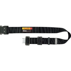 BWBS110-BK [タジマ 胴ベルト アルミワンタッチ黒バックル 黒 Sサイズ]
