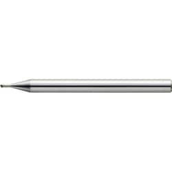 ユニオンツール 2枚刃超仕上げ加工用ロングネックボールエンドミル R0.4×有効長2×刃長0.6×首径0.78×全長50 CBN-LBSF2008-020 （283-5029）