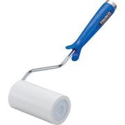 TRUSCO クリーンルーム用粘着ローラー4インチ用ハンドル 粘着ローラー白1巻付 2重袋入 CNR4H-W